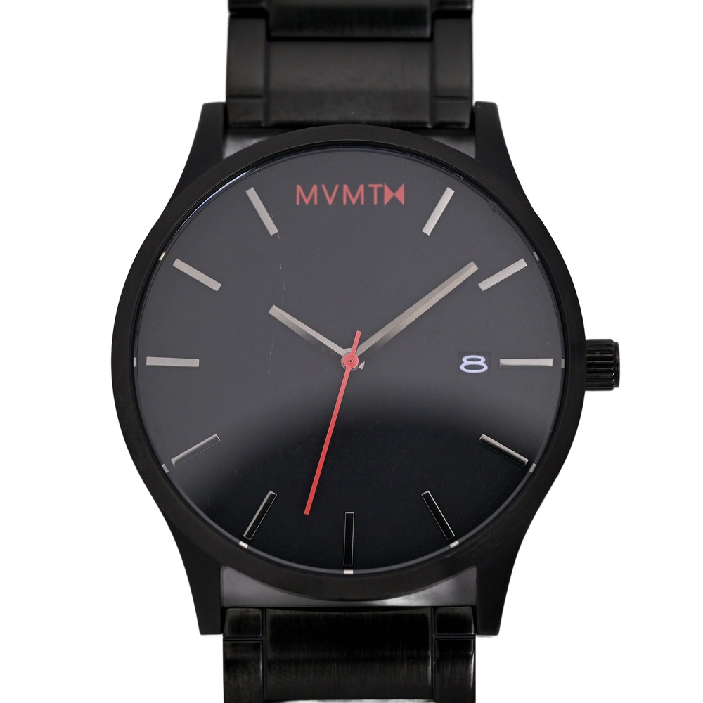MVMT 44mm Men's Black Wrist Watch